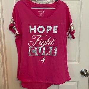 Breast Cancer T-shirt size 2XL XXL women’s